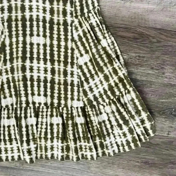 Urban Outfitters Tangerine Mini Frock Dress Size S Swing Lightweight Green - Picture 5 of 8